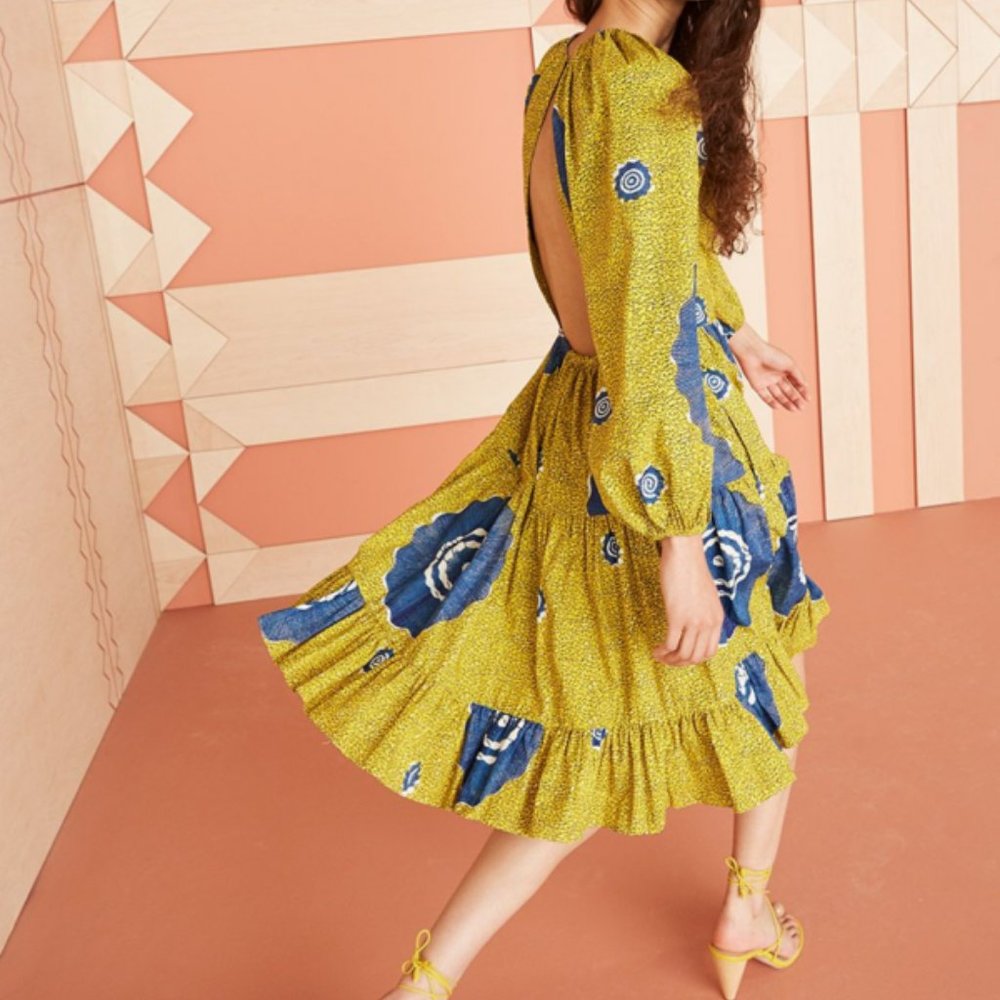 Ulla Johnson Emelyn Dress in Lime